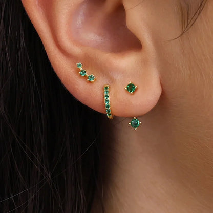 Pendientes zircon mini