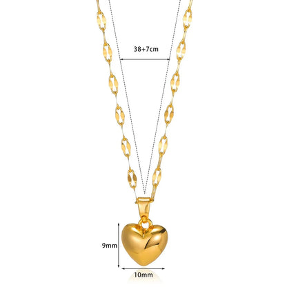 Collar Corazón Acero