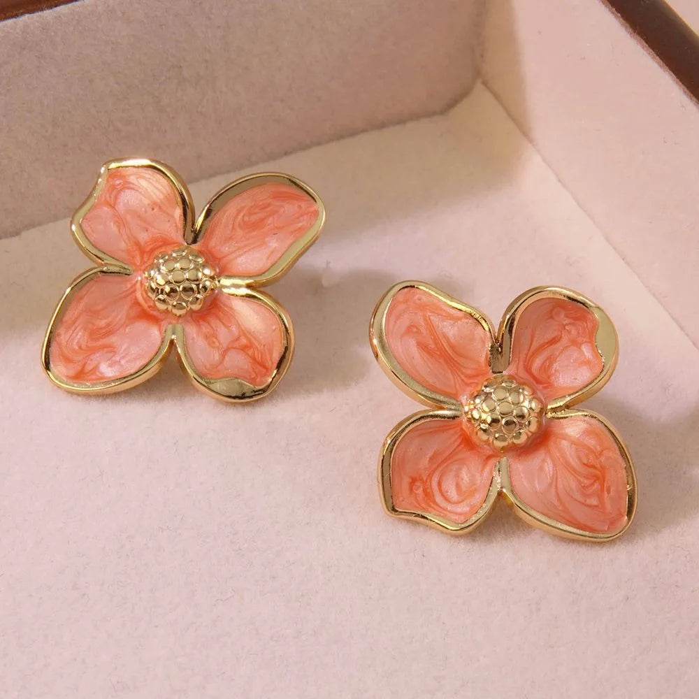 Pendientes Flor Inox