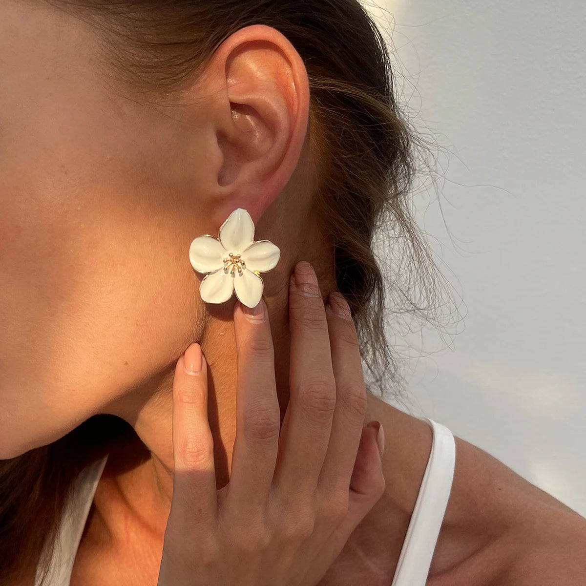 Pendientes Flor