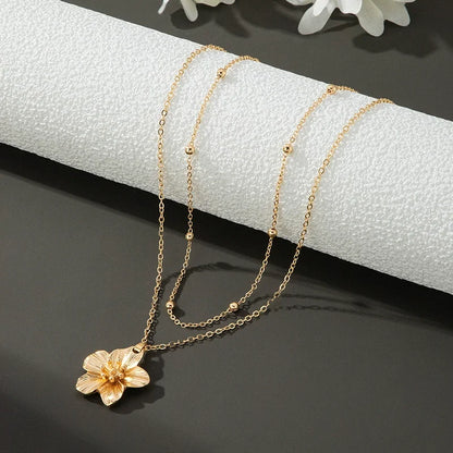 Collar Flor Dorada