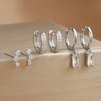 Pendientes zircon mini