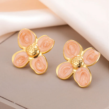 Pendientes Flor Inox