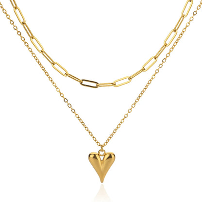 Collar Corazón Acero