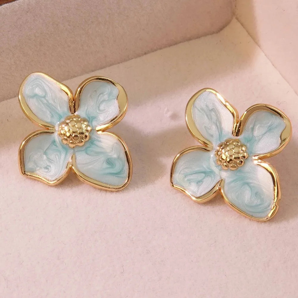 Pendientes Flor Inox