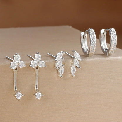 Pendientes zircon mini