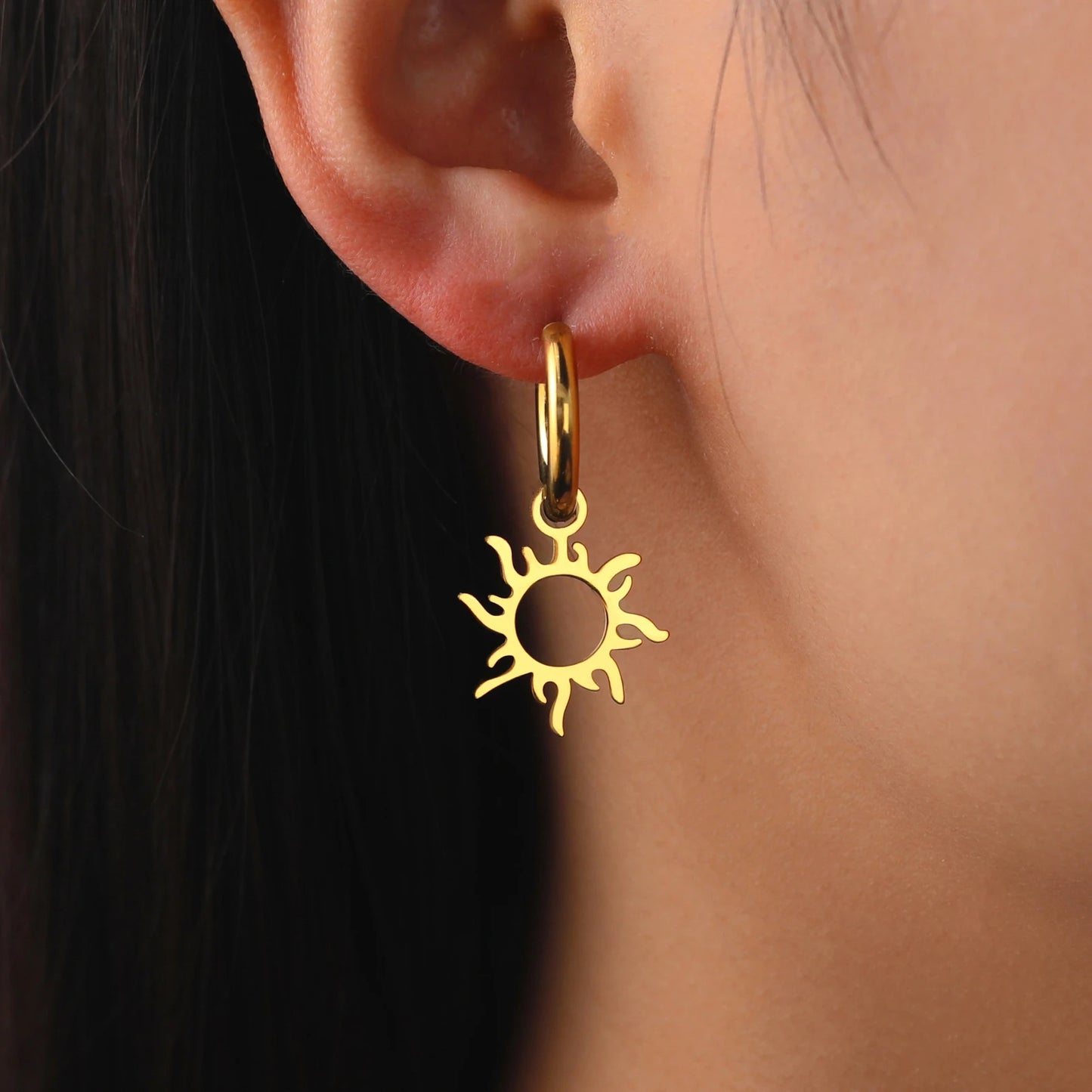 Pendientes sol