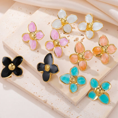 Pendientes Flor Inox