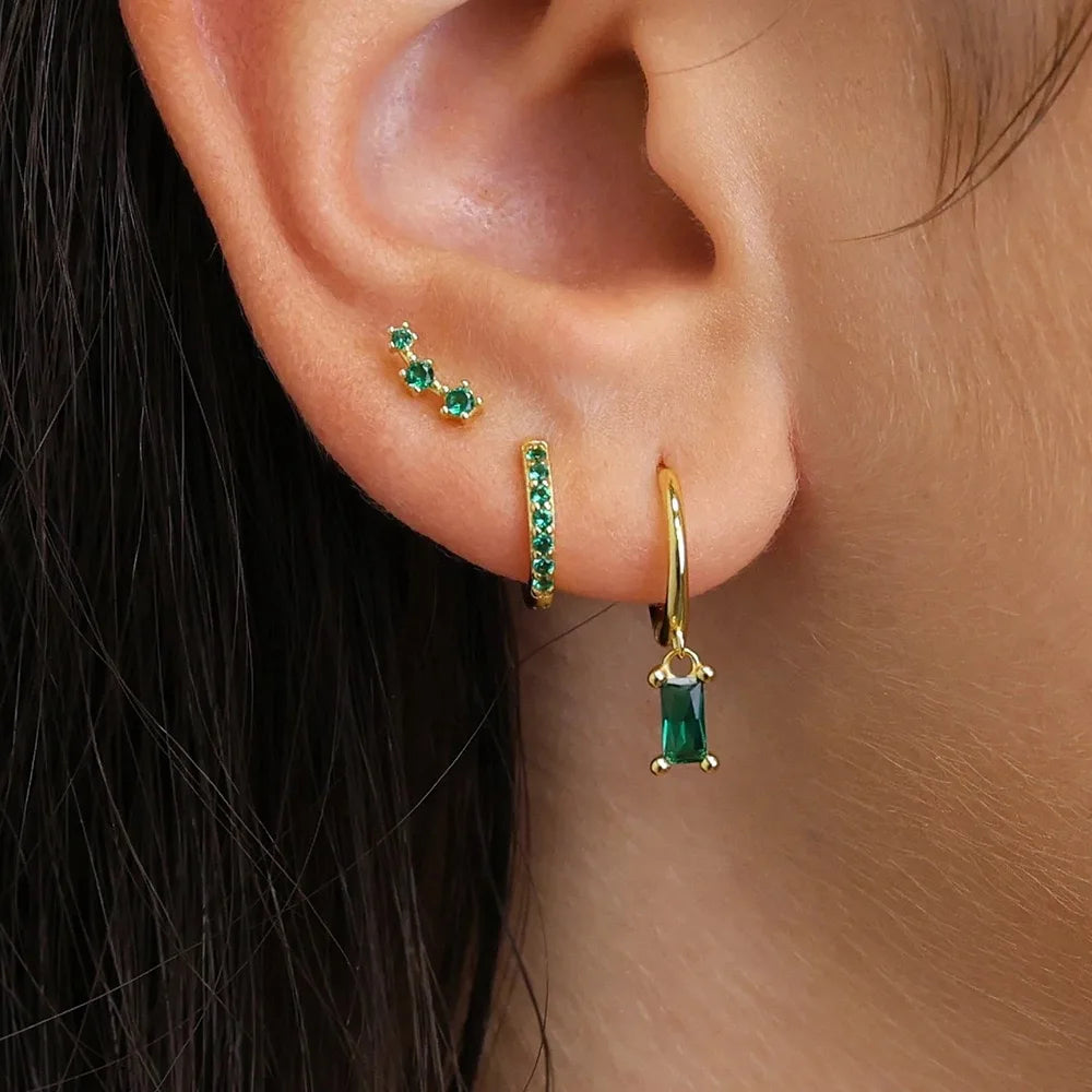 Pendientes zircon mini
