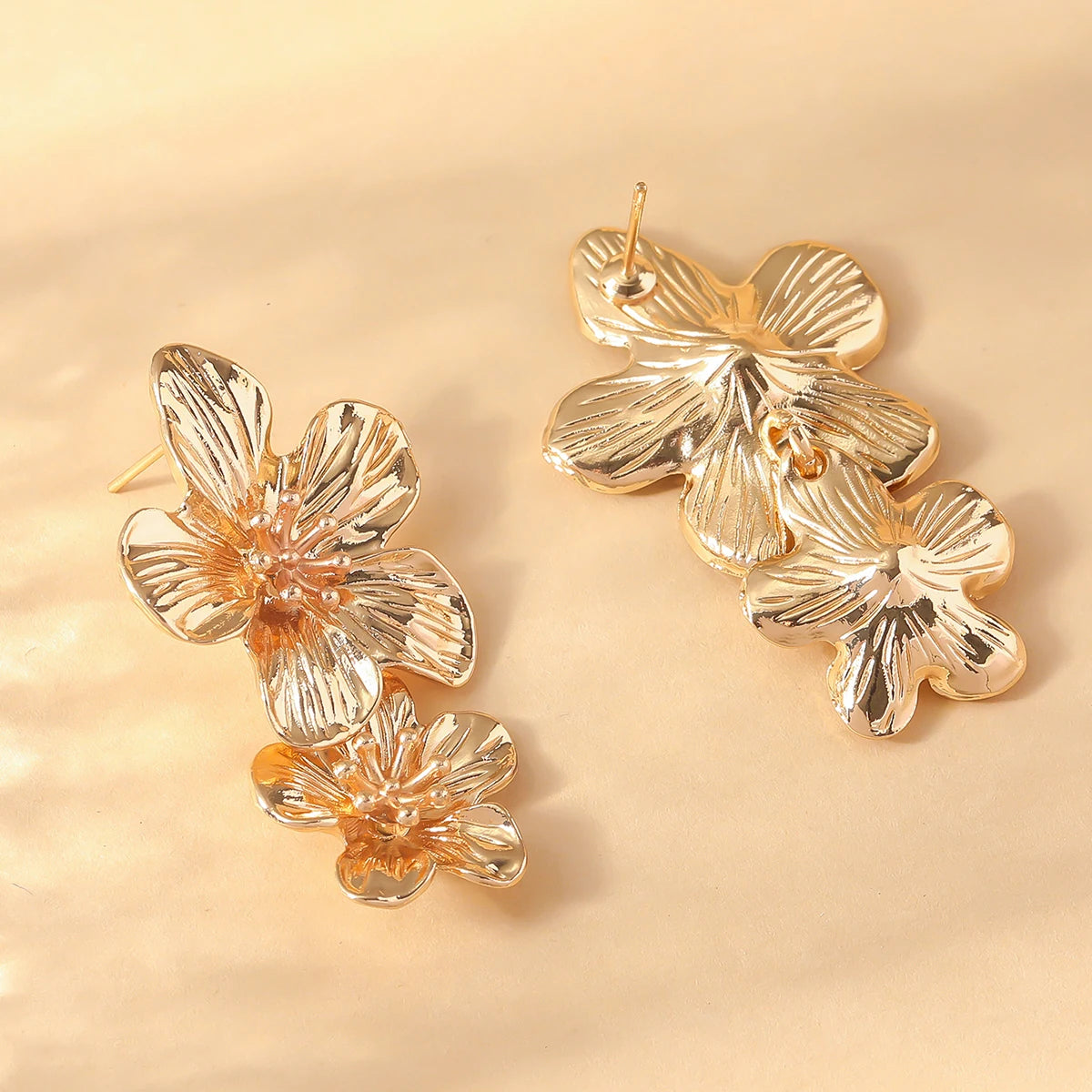 Pendientes Doble Flor