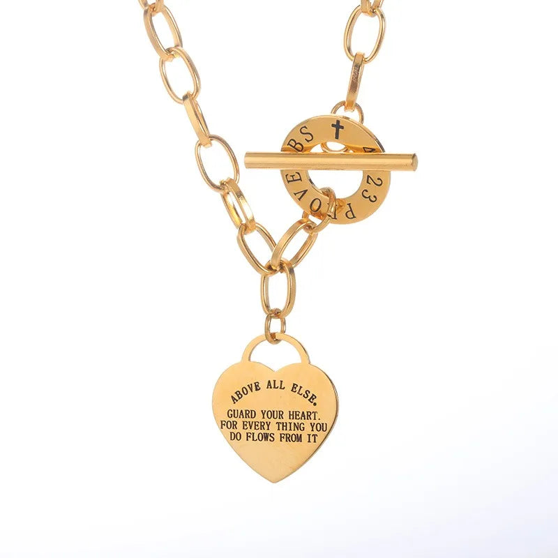 Collar Corazón Acero