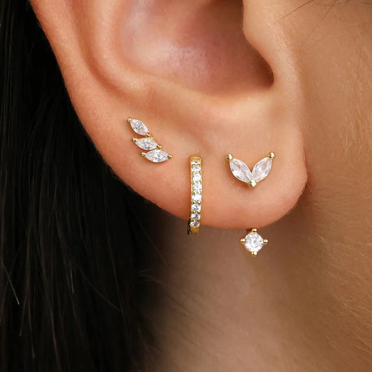 Pendientes zircon mini
