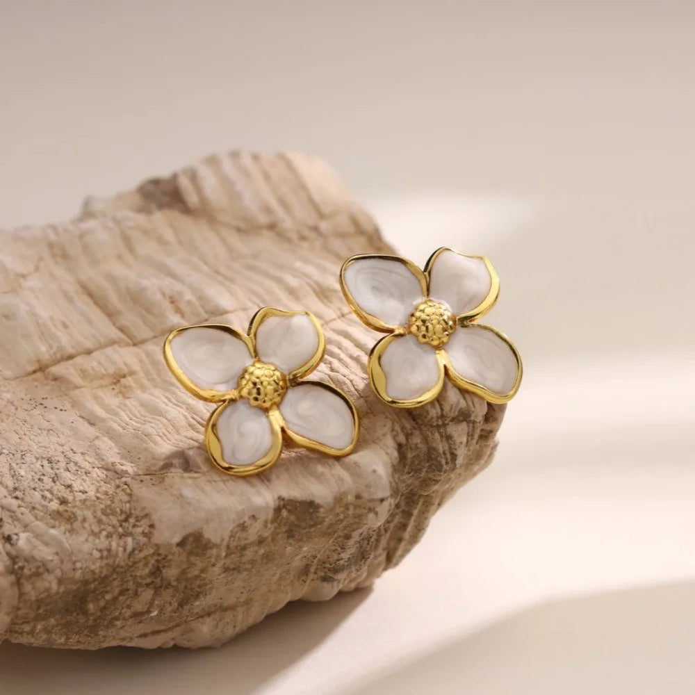 Pendientes Flor Inox