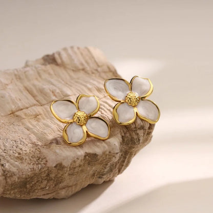 Pendientes Flor Inox