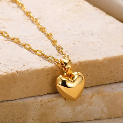 Collar Corazón Acero