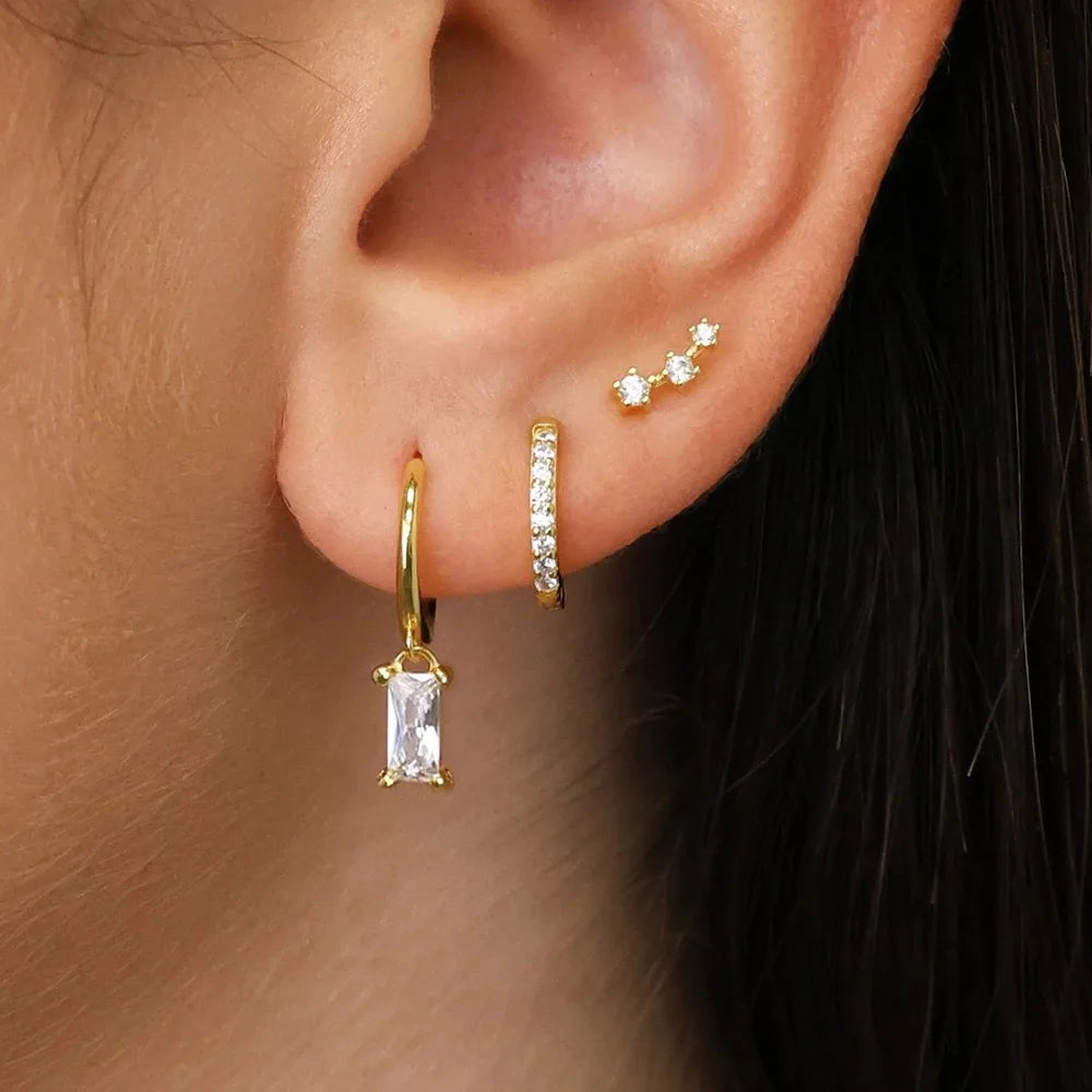 Pendientes zircon mini