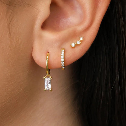 Pendientes zircon mini