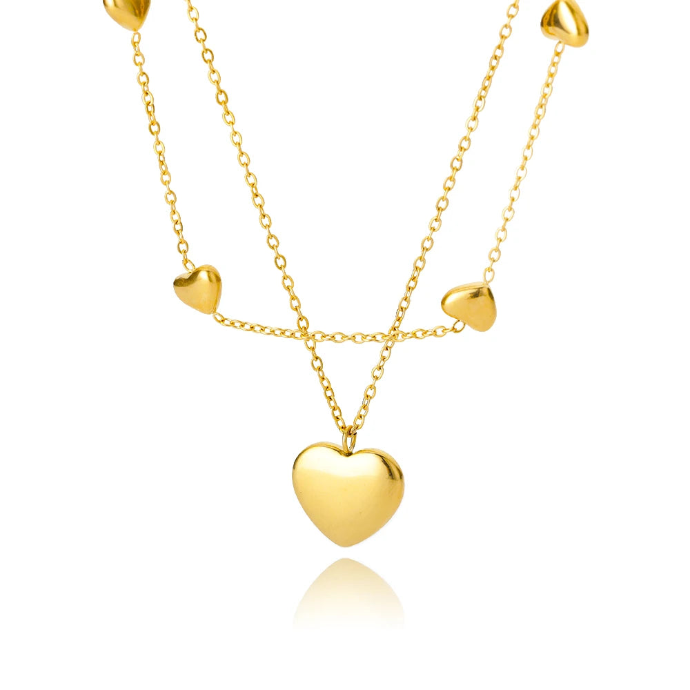 Collar Corazón Acero