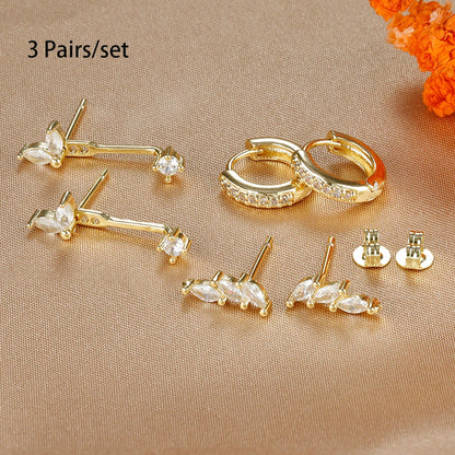 Pendientes zircon mini