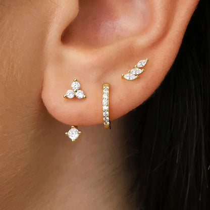 Pendientes zircon mini