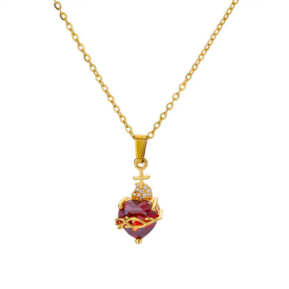Collar Corazón Acero