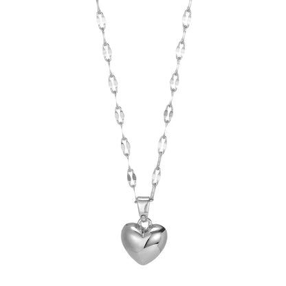 Collar Corazón Acero